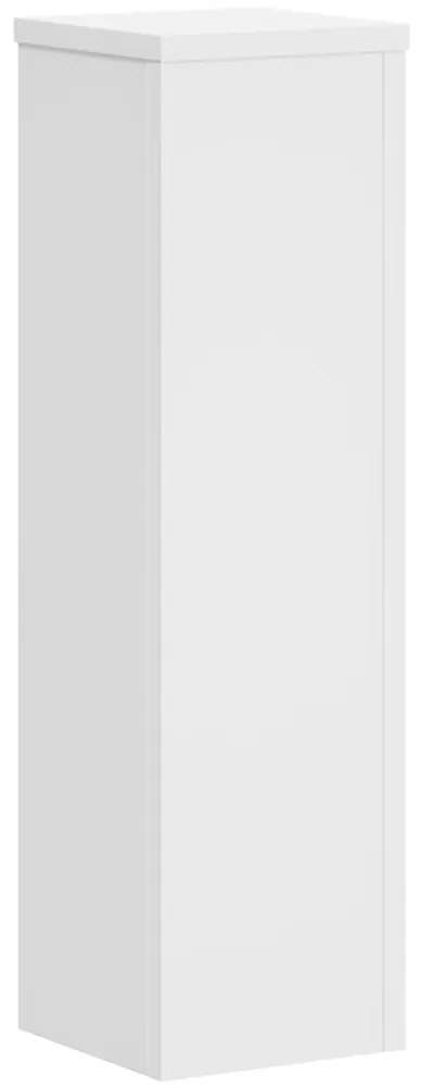 vidaXL Βάσεις Φυτών 2 τεμ. Λευκές 17x17x60 εκ. από Επεξεργασμένο Ξύλο