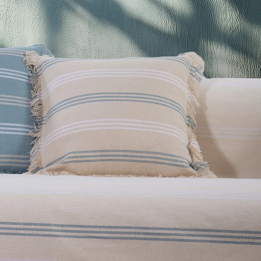 Διακοσμητικό Μαξιλάρι (45x45) Nef-Nef Homeware Blue Spirit Natural