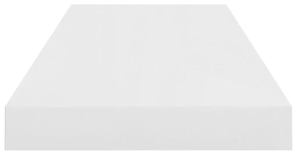 vidaXL Ράφια Τοίχου Γυαλιστερά Άσπρα 4 Τεμάχια 60x23,5x3,8 εκ. MDF