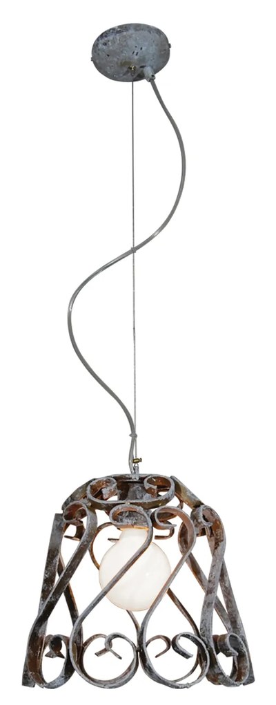 Φωτιστικό Οροφής  HL-3586-1PS LEWIS WHITE MAT PENDANT - 51W - 100W - 77-4008