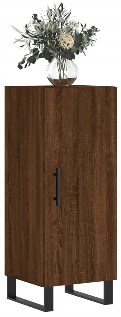 vidaXL Ντουλάπι Καφέ Δρυς 34,5 x 34 x 90 εκ. Επεξεργασμένο Ξύλο