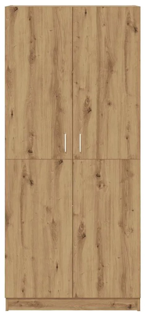 vidaXL Ντουλάπα Τεχνίτης Δρυς 80x52x180 εκ Επεξεργασμένο Ξύλο
