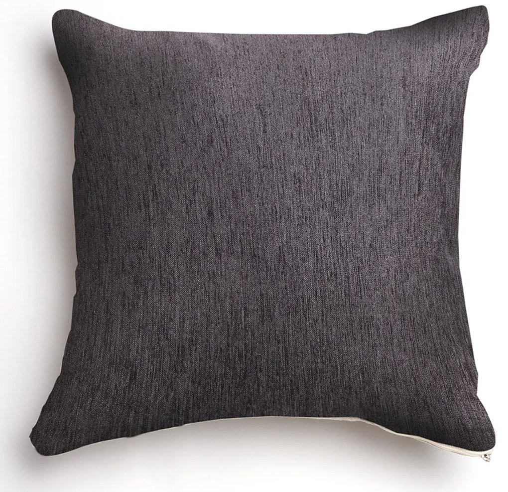 Διακοσμητική Μαξιλαροθήκη (60x60) Aslanis Home 4 Seasons Black
