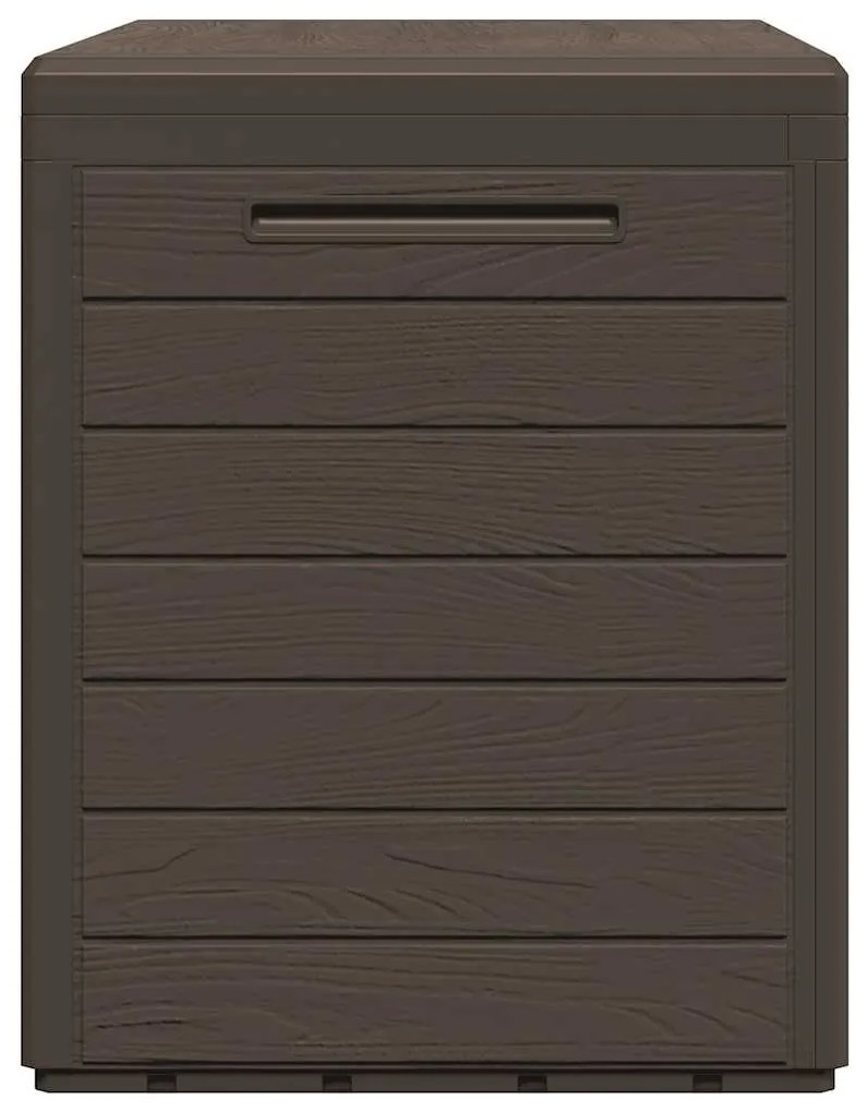 vidaXL Μπαούλο Αποθήκευσης Κήπου Καφέ 78 x 44 x 55 εκ.