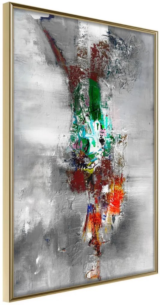 Αφίσα - Contradiction of Opinions - 30x45 - Χρυσό - Χωρίς πασπαρτού