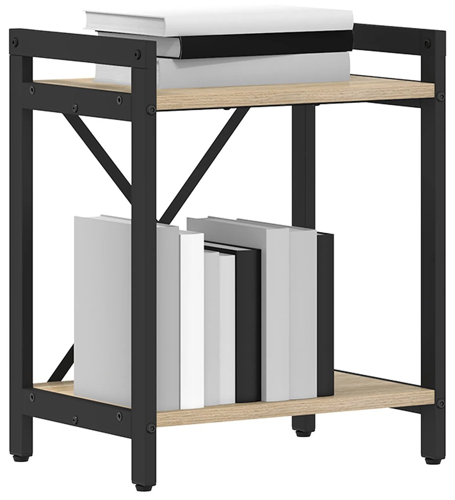 vidaXL Βιβλιοθήκη Sonoma Δρυς 40 x 30 x 48.5 εκ Επεξεργασμένο ξύλο