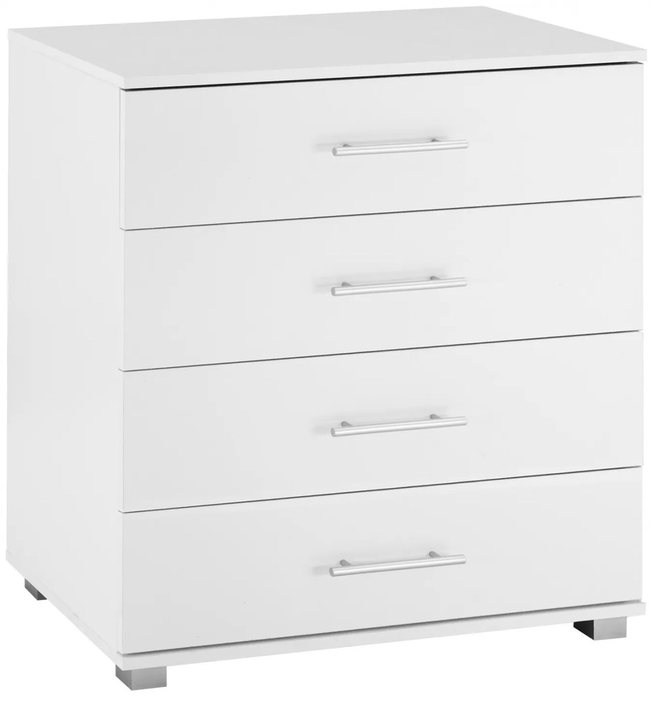 ΣΥΡΤΑΡΙΕΡΑ ΜΕΛΑΜΙΝΗΣ BRIANA HM2204.05 ME 4 ΣΥΡΤΑΡΙΑ ΛΕΥΚΗ 75x40x83Y εκ.