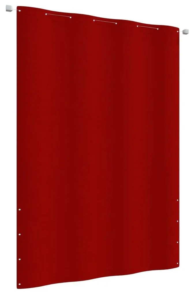 Διαχωριστικό Βεράντας Κόκκινο 160 x 240 εκ. Ύφασμα Oxford - Κόκκινο
