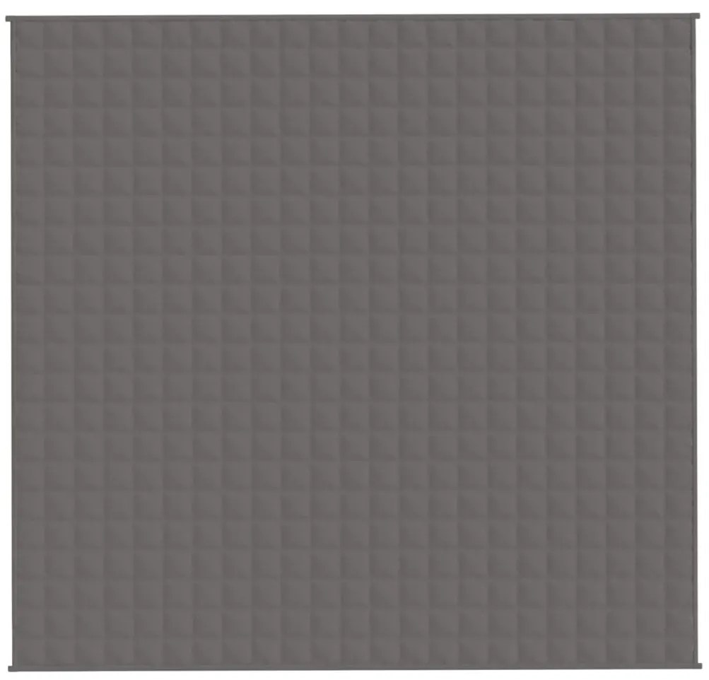 vidaXL Κουβέρτα Βαρύτητας Γκρι 220 x 235 εκ. 11 κ. Υφασμάτινη