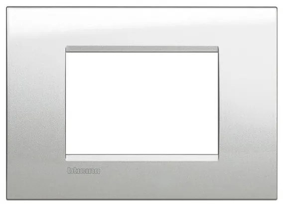 Πλαίσιο 3 Θέσεων Ασημί Moonlight Bticino LNA4803GL Legrand-LNA4803GL-Ασημί LNA4803GL