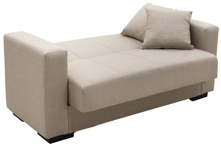 Καναπές - Κρεβάτι Vox με Αποθηκευτικό χώρο 2θέσιος Ύφασμα Κρέμ 154x82x83 εκ. 154x83x82 εκ.