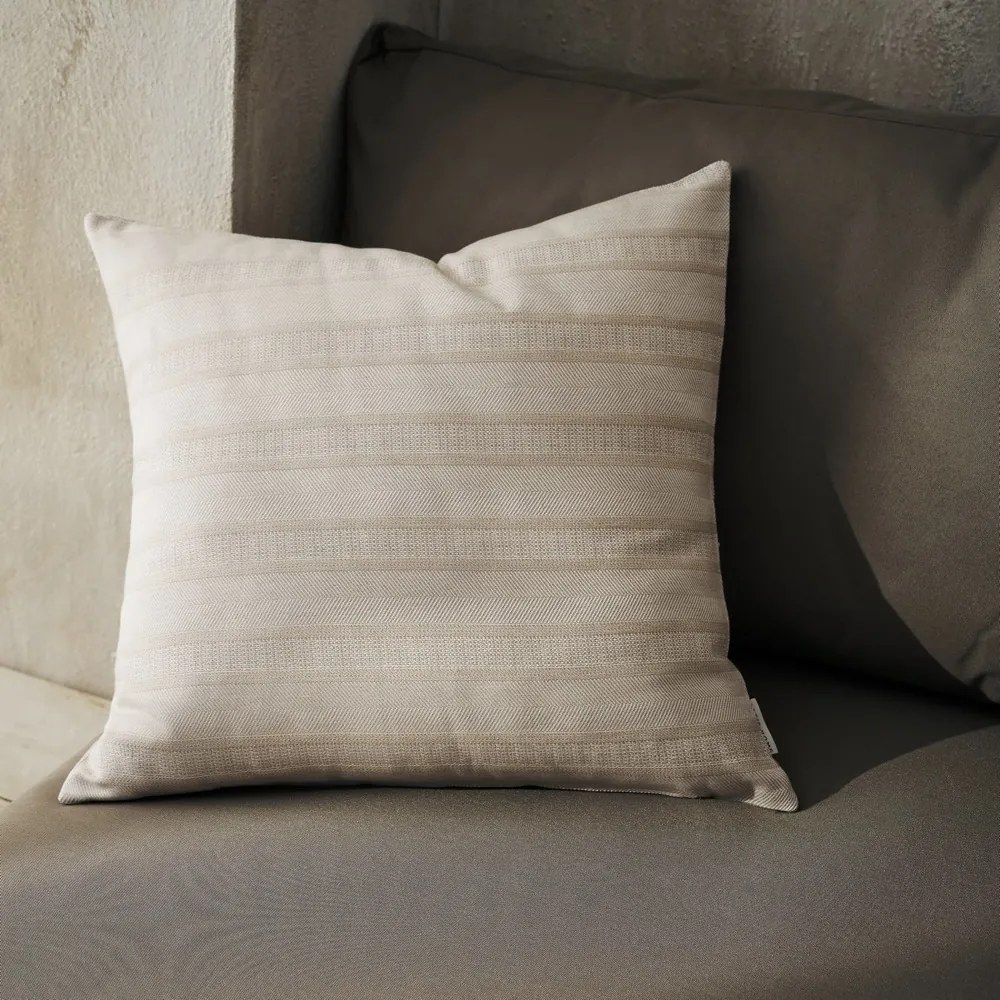 Μαξιλαροθήκη 50x50cm GOFIS HOME  Laurel Hemp Beige 731/04