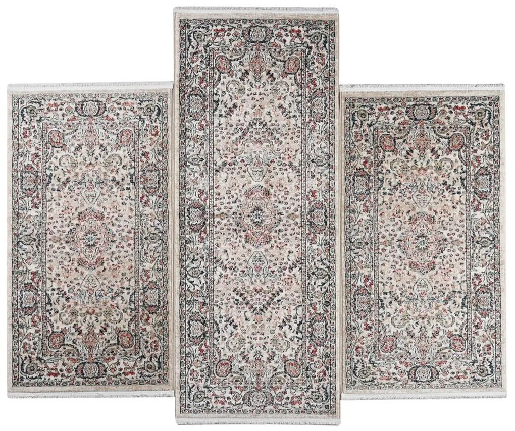 Χαλιά Κρεβατοκάμαρας (Σετ 3τμχ) Polcarpet Allegra Valencia 700 Beige