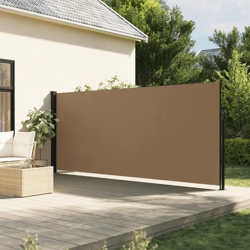 Σκίαστρο Πλαϊνό Συρόμενο Taupe 170 x 300 εκ. - Μπεζ-Γκρι