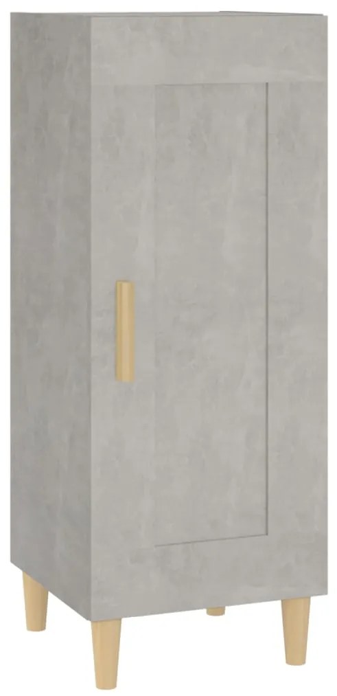 vidaXL Ντουλάπι Γκρι Σκυροδέματος 34,5x34x90 εκ. Επεξεργασμένο Ξύλο