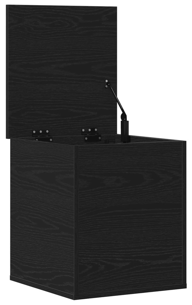 vidaXL Κουτί Αποθήκευσης Μαύρη Δρυς 40x42x46 εκ. Φτιαγμένο από Ξύλο