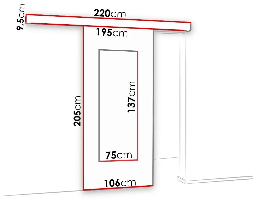 Συρόμενες πόρτες Dover 130, 29 kg, Ανθρακί, Πλαστικοποιημένη μοριοσανίδα, Καθρέφτης, Γκρι, Αλουμίνιο | Epipla1.gr