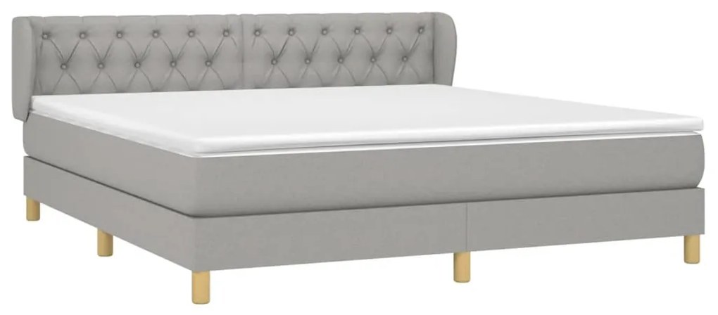 ΚΡΕΒΑΤΙ BOXSPRING ΜΕ ΣΤΡΩΜΑ ΑΝ. ΠΡΑΣΙΝΟ 160X200ΕΚ ΥΦΑΣΜΑΤΙΝΟ 3127053