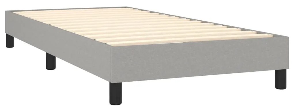 ΠΛΑΙΣΙΟ ΚΡΕΒΑΤΙΟΥ BOXSPRING ΑΝΟΙΧΤΟ ΓΚΡΙ 80X200 ΕΚ. ΥΦΑΣΜΑΤΙΝΟ 3120468