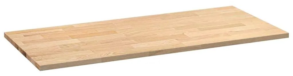 vidaXL πάγκος εργασίας κουζίνας 140x63,5x2,7 εκ. στερεό δρυς ορθογώνιο
