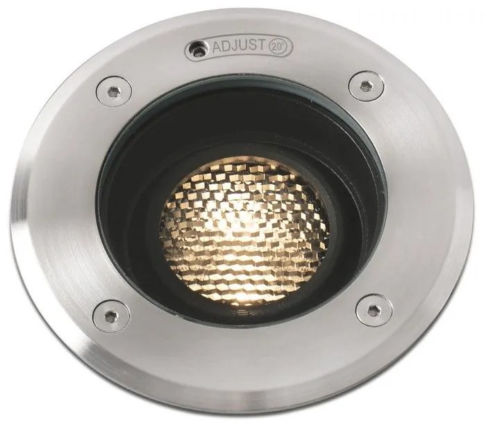 Φωτιστικό Δαπέδου Χωνευτό Geiser 130 70302 LED 6.5W 3000K 10° IP67 13x9x13,5cm Satin Stainless Faro Barcelona