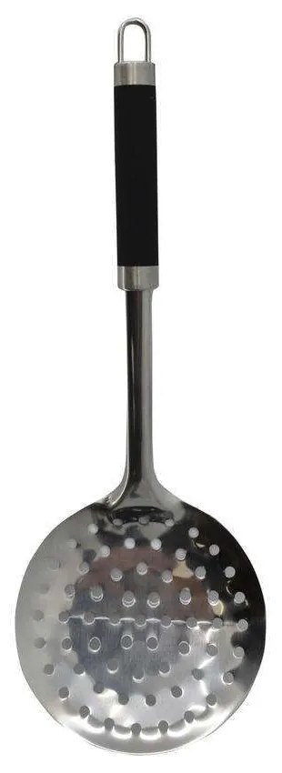 Κουτάλα Τρυπητή Ανοξείδωτη 793426 34x11cm Silver-Black Ankor Stainless Steel