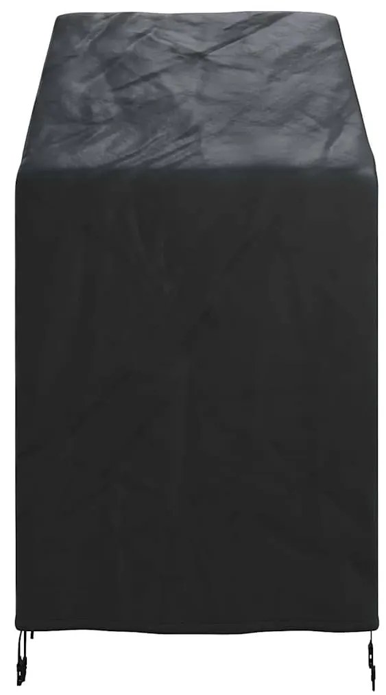vidaXL Κάλυμμα Κήπου για Καρέκλα Μαύρο 70 x 70 x 85 / 125 cm Ύφασμα 600D