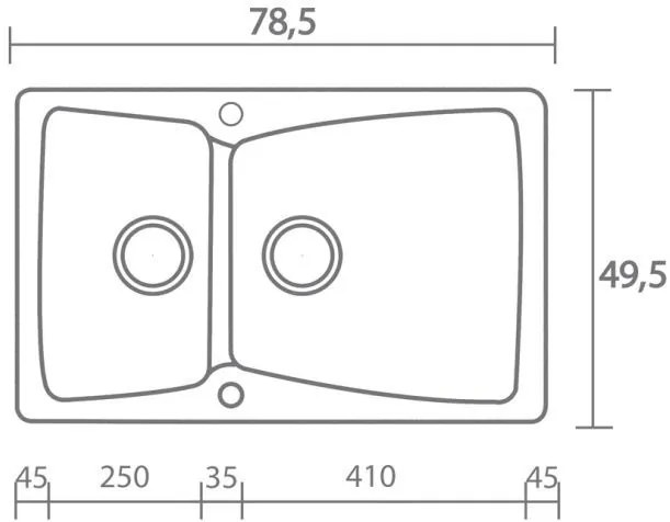 Νεροχύτης Sanitec 320-Granite Celtic Stone