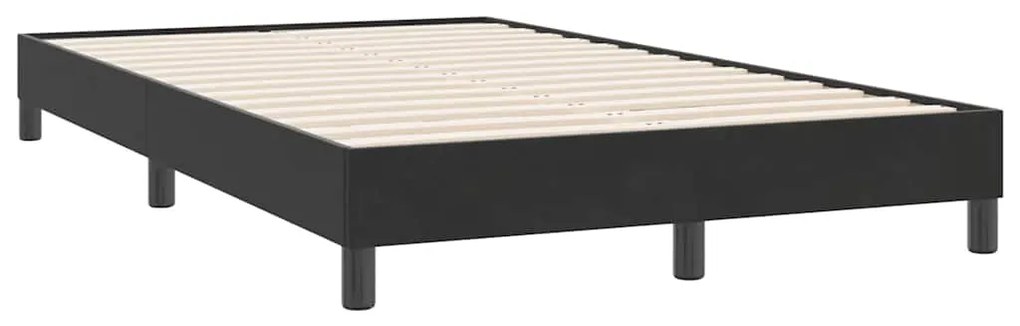 BOX SPRING ΚΡΕΒΑΤΙ ΜΕ ΣΤΡΩΜΑ ΜΑΥΡΟ 120X220 CM ΒΕΛΟΥΔΙΝΟ 3317309