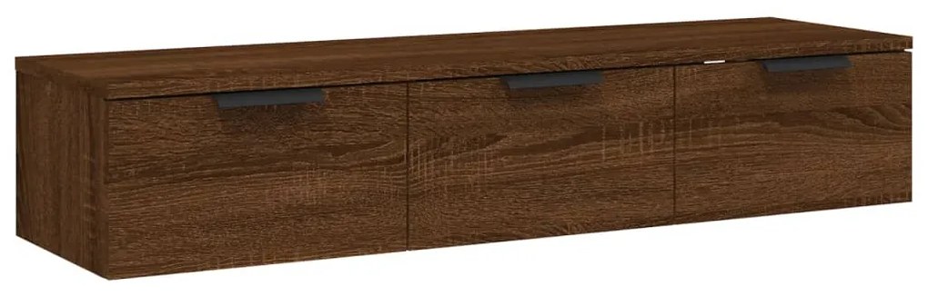 vidaXL Ντουλάπι Τοίχου Καφέ Δρυς 102x30x20 εκ. Επεξεργασμένο Ξύλο