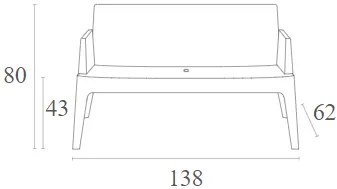 BOX DARK GREY KANAΠEΣ ΠΟΛ/ΝΙΟΥ