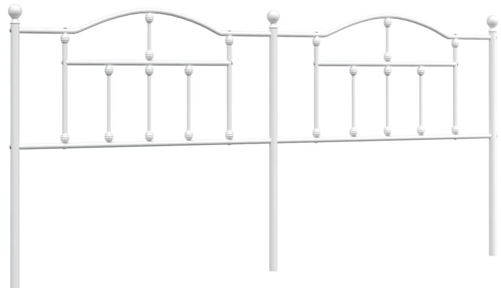 vidaXL Κεφαλάρι Λευκό 200 εκ. Μεταλλικό