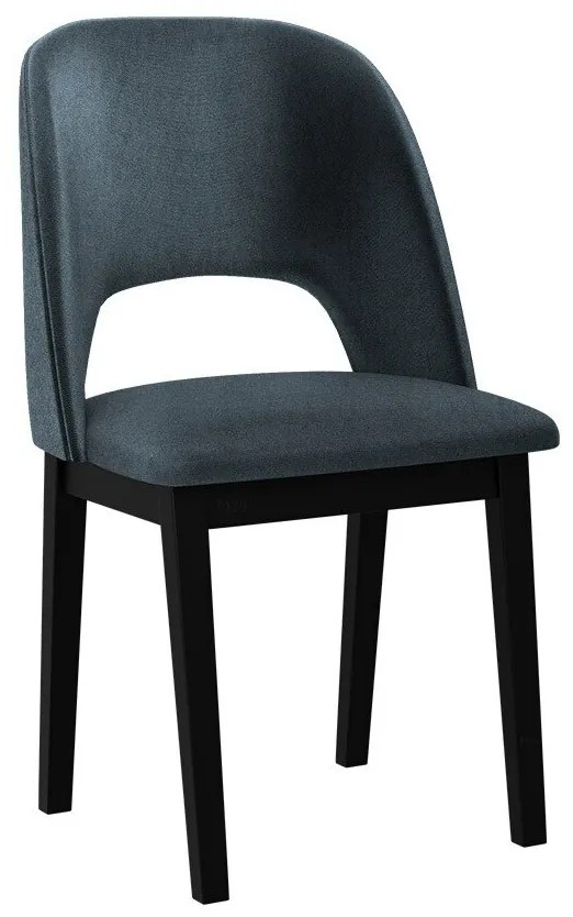 Καρέκλα Victorville 333, Μαύρο, Γκρι, 82x45x45cm, 6 kg, Ταπισερί, Ξύλινα, Ξύλο: Οξιά | Epipla1.gr