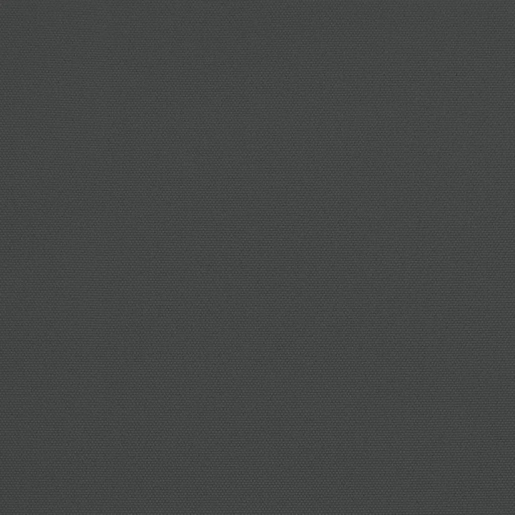 Ομπρέλα Κήπου με Διπλή Κορυφή και LED Ανθρακί 449 x 245 εκ. - Ανθρακί