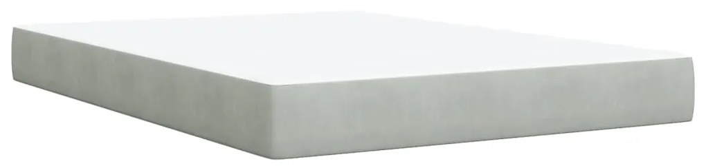 ΚΡΕΒΑΤΙ BOXSPRING ΜΕ ΣΤΡΩΜΑ ΑΝΟΙΧΤΟ ΓΚΡΙ 140X200 ΕΚ. ΒΕΛΟΥΔΙΝΟ 3288624