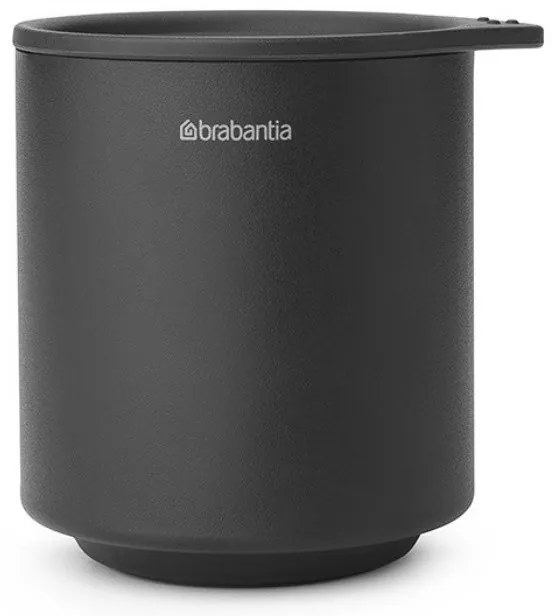 Κουτί αξεσουάρ μπάνιου Brabantia MindSet Mineral 1005686, Αντιολισθητική βάση, Φινίρισμα Mineral, Γκρι
