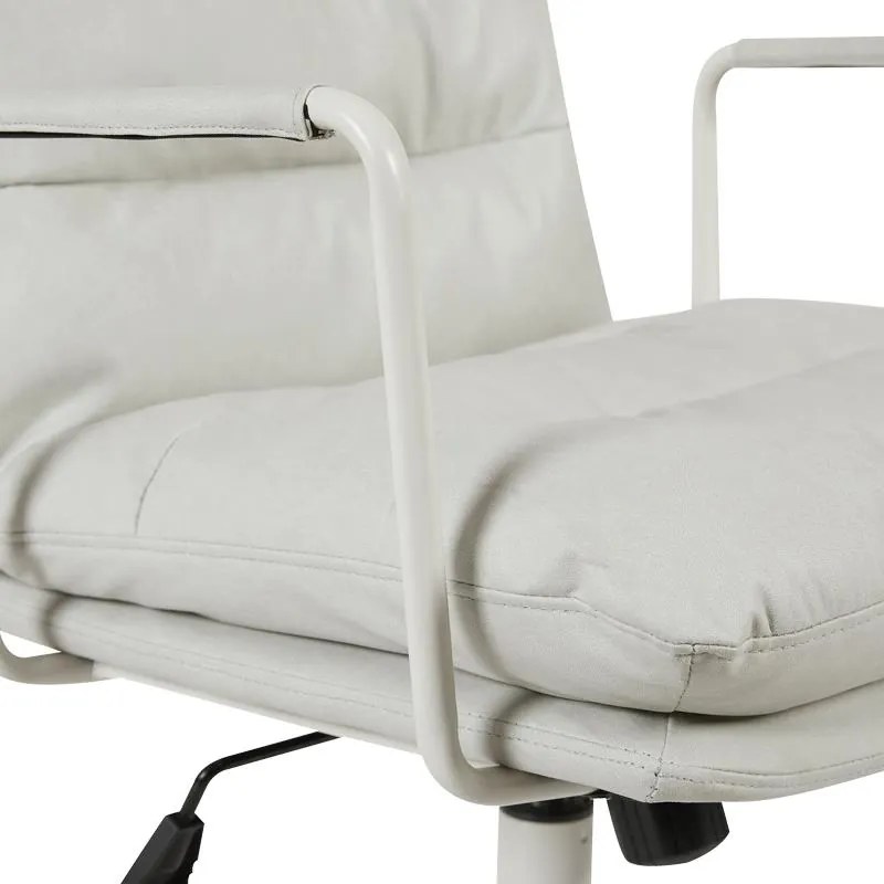 Καρέκλα γραφείου διευθυντη Kreno PES γκρι 56x67x89-97εκ 56x67x97 εκ.