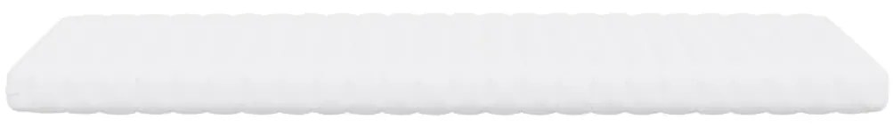 vidaXL Στρώμα Αφρού 7 Ζωνών Σκληρότητα 20 ILD Λευκό 80 x 200 εκ.