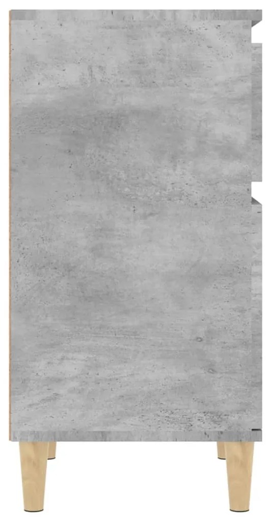 vidaXL Κομοδίνα 2 τεμ. Γκρι Σκυροδέματος 40x35x70 εκ.