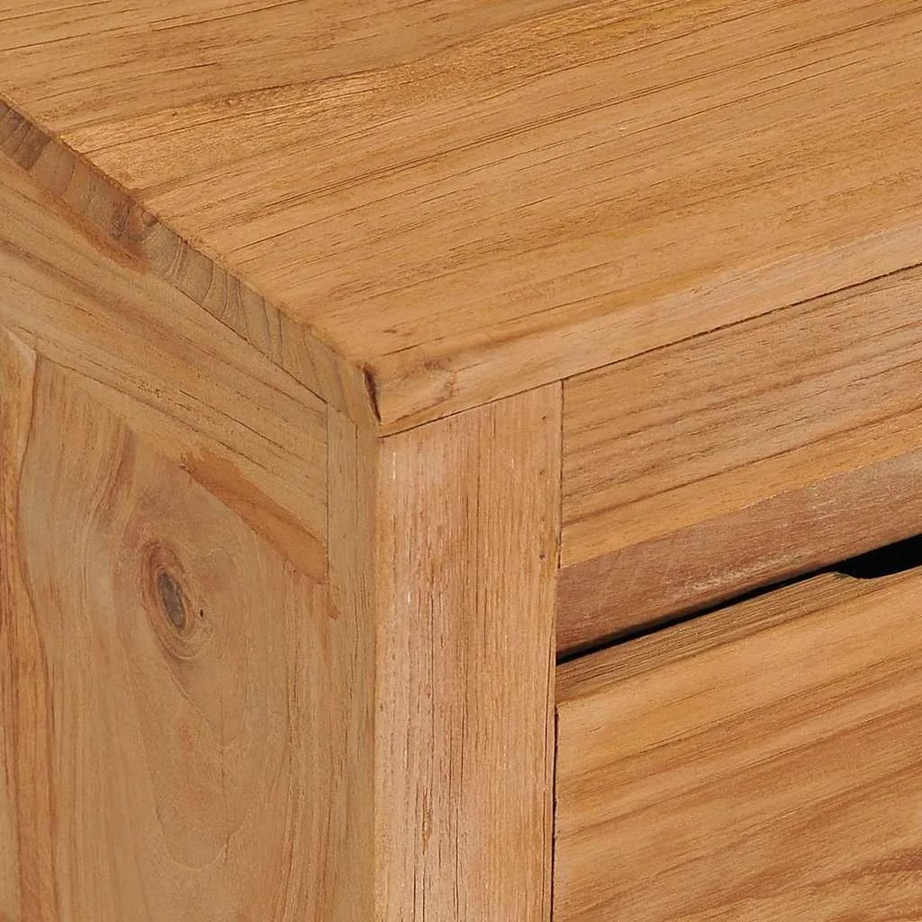 vidaXL Έπιπλο Τηλεόρασης 115 x 30 x 35 εκ. από Μασίφ Ξύλο Teak
