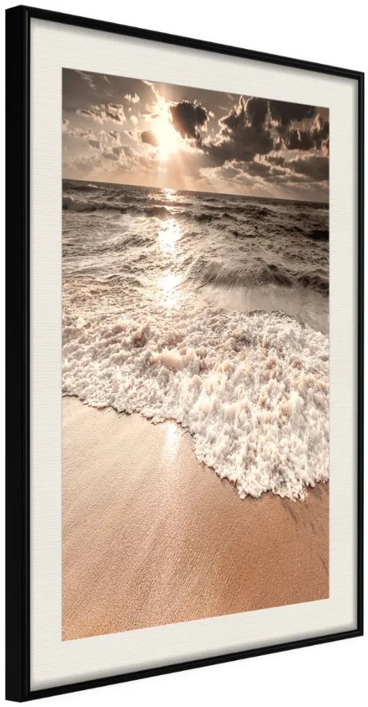 Αφίσα - Beach of Memories - 20x30 - Μαύρο - Με πασπαρτού