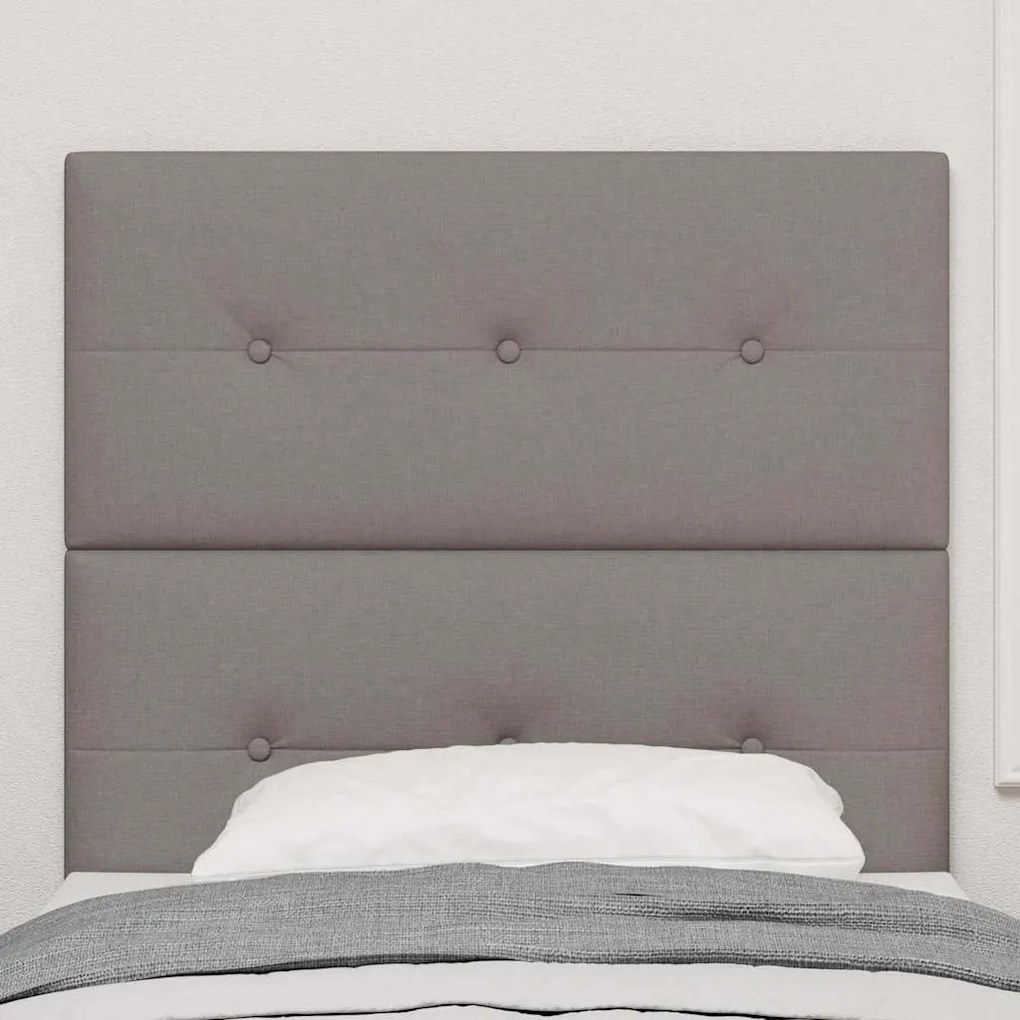 vidaXL Κεφαλάρι με κεφαλάρι Taupe 100 cm ύφασμα