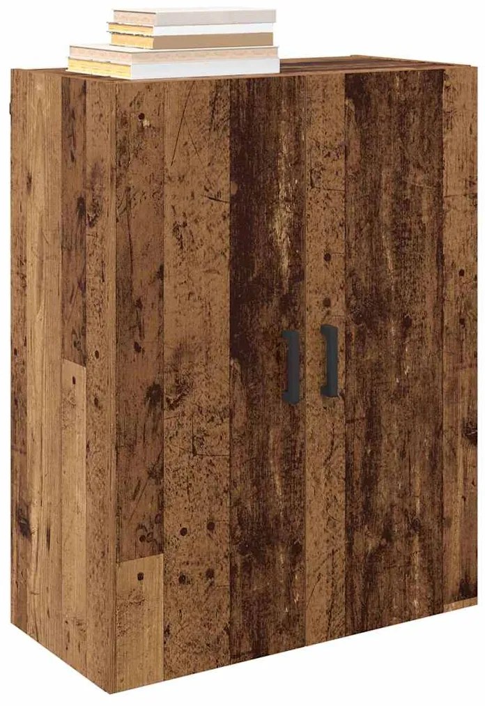 vidaXL Ντουλάπια Τοίχου 2 pcs Παλαιό ξύλο 69.5 x 34 x 90 εκ.