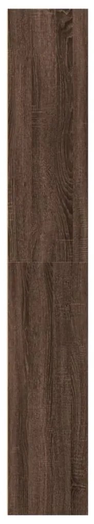 vidaXL Βιβλιοθήκη Καφέ Δρυς 40x30x189 εκ. από Επεξεργασμένο Ξύλο
