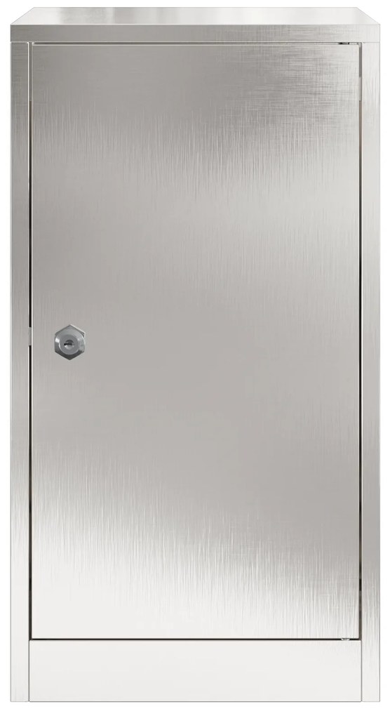 vidaXL γραμματοκιβώτιο Μαύρο 30 x 23 x 55 εκ. Ανοξείδωτο ατσάλι