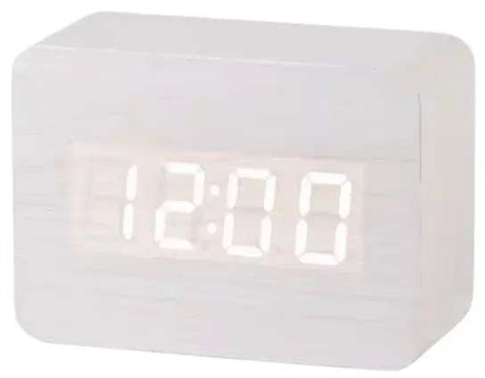 Ψηφιακό Ρολόι Ξυπνητήρι Λευκό
