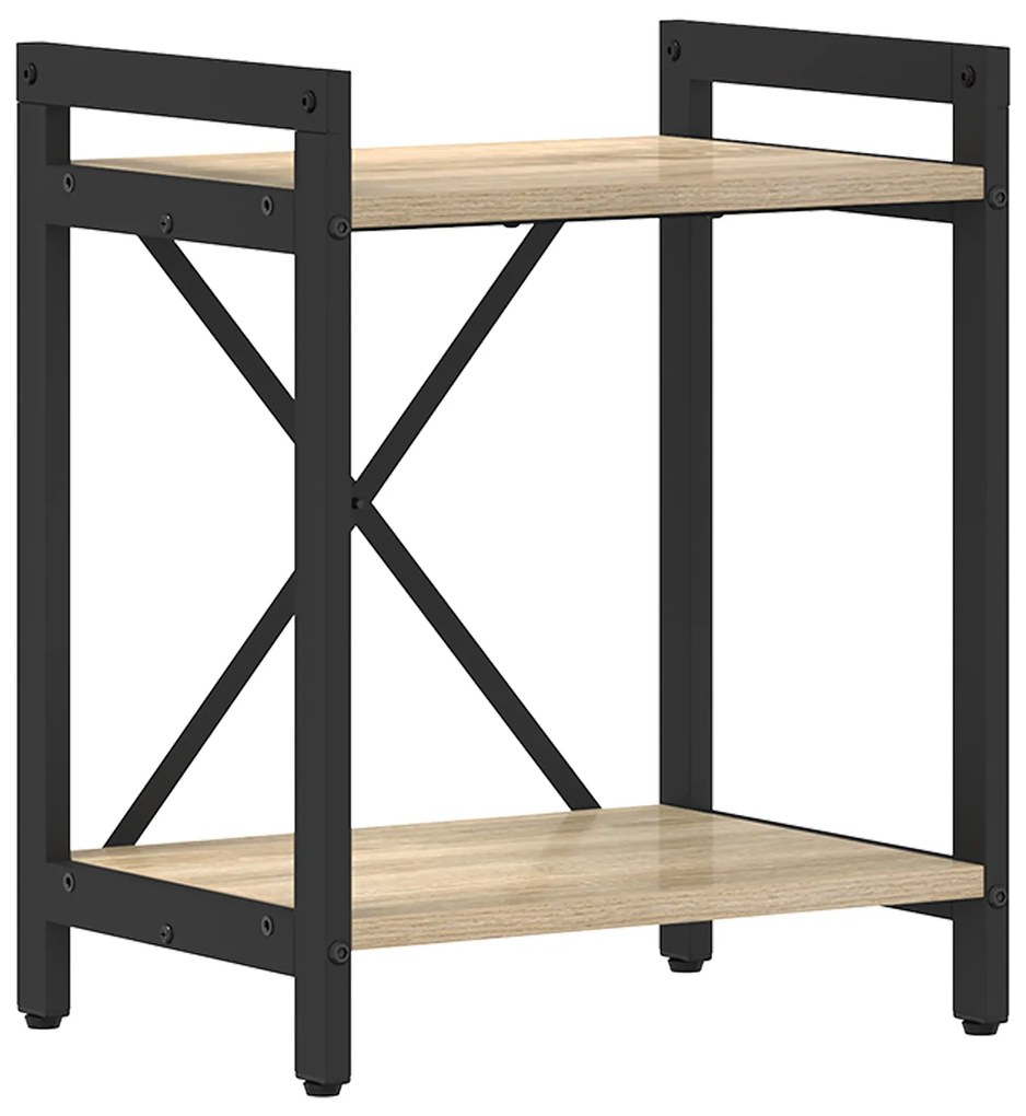 vidaXL Βιβλιοθήκη Sonoma Δρυς 40 x 30 x 48.5 εκ Επεξεργασμένο ξύλο