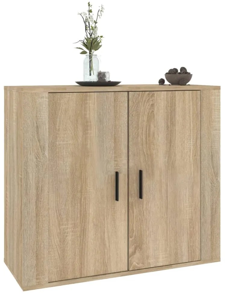 vidaXL Ντουλάπι Sonoma Δρυς 80x33x70 εκ. από Επεξεργασμένο Ξύλο