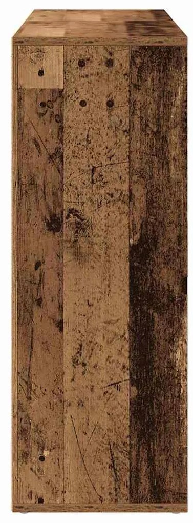 vidaXL Πλαϊνό γραφείο 2 pcs Παλιό ξύλο 60 x 31 x 84 εκ.