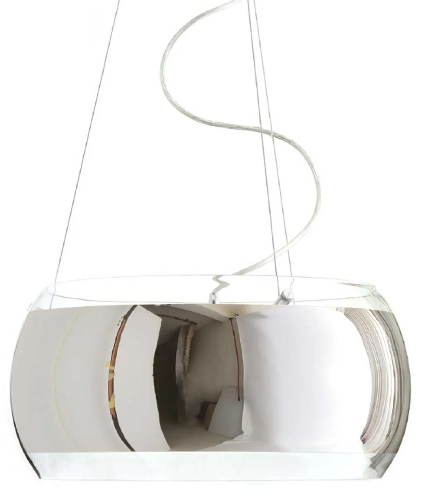Φωτιστικό Οροφής Style CX1009P40CH Chrome Glass